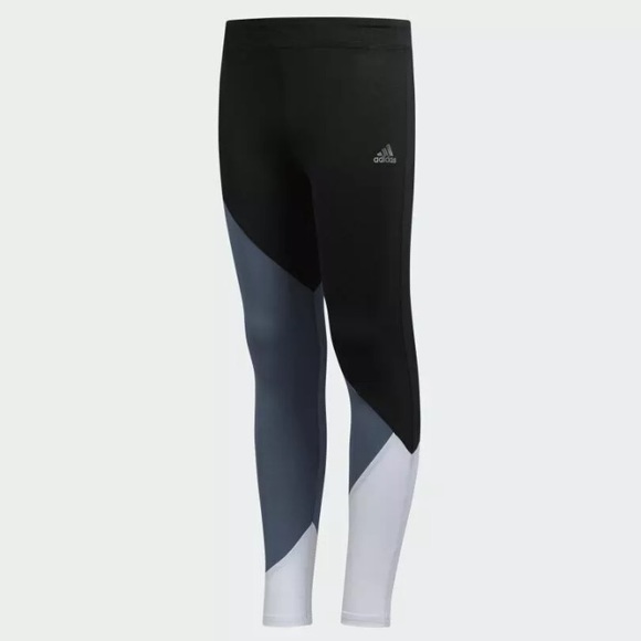 NWT Adidas girls training triple block tights - Picture 1 of 5